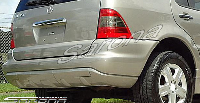 Custom Mercedes ML  SUV/SAV/Crossover Rear Bumper (2002 - 2005) - $590.00 (Part #MB-060-RB)